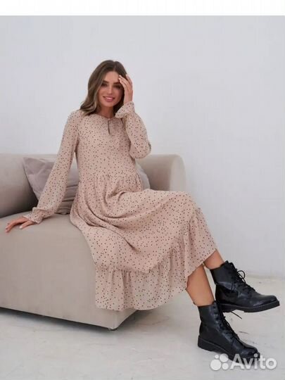 Платье для беременных и кормящих