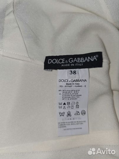 Блузка женская из натуральнфй шелк Dolce Gabbanna