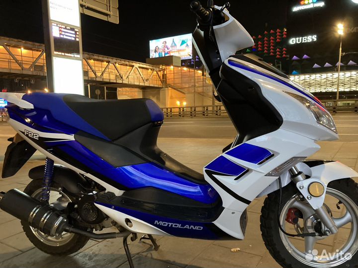Скутер motoland f22 125 куб(49.9)