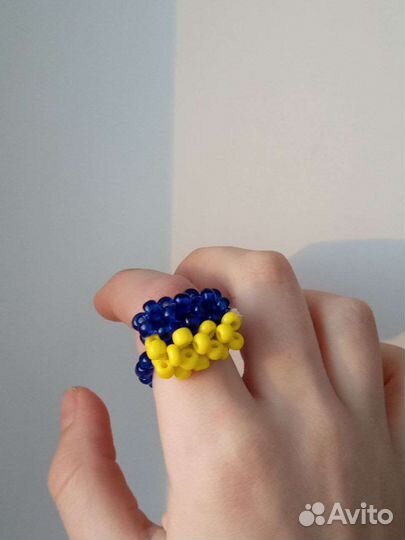 Кольцо из бисера