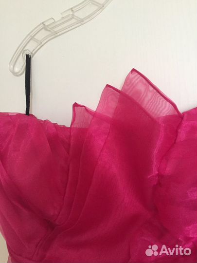 Платье Ruby Rox фатин розовое 64 размер 20 USA