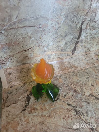 Фигурки цветное стекло СССР