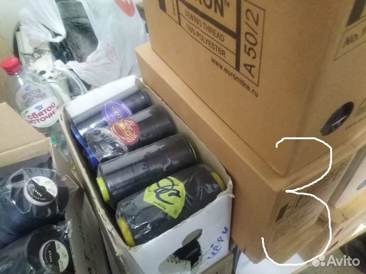 Нитки швейные