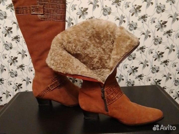 Зимние женские сапоги 38 бу