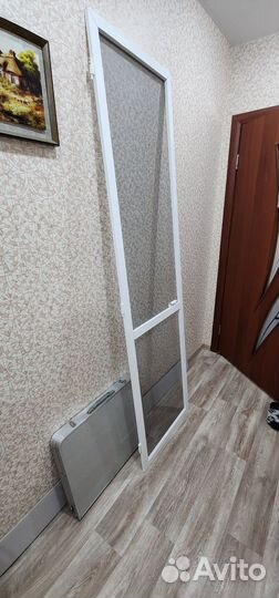 Сетка на дверь балконная пара, хрущёвка