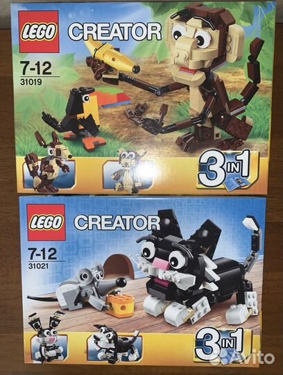 Lego creator 31019, 31021