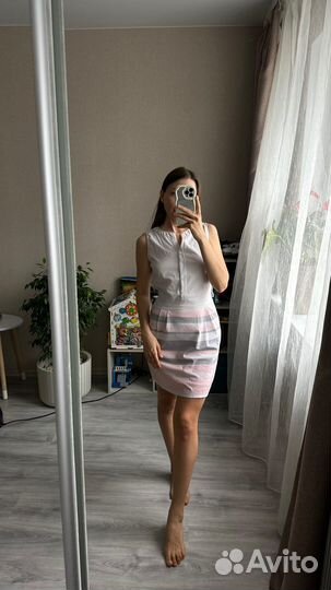 Платье хлопковое в офис