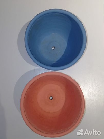 Керамические горшки с поддоном