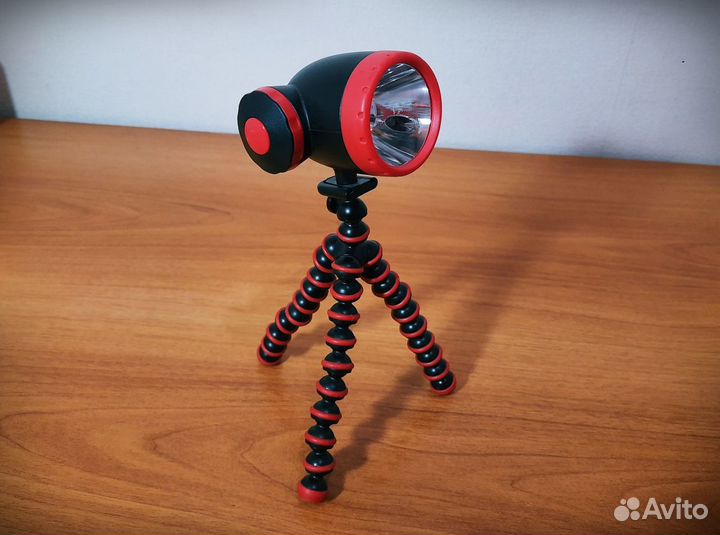 Фонарик съёмный на триподе, 3 режима
