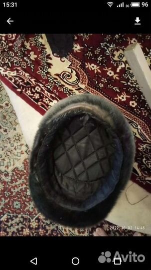 Меховая мужская кепка