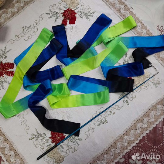 Лента для художественной гимнастики и палочка