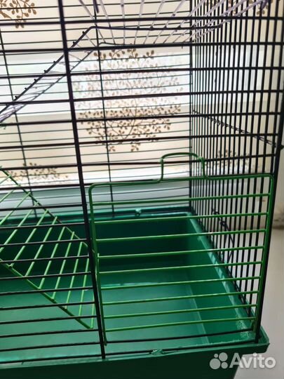 Клетка для грызунов двухэтажная б/у