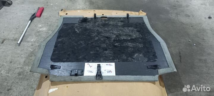 Пол багажника серый, бмв х5 е53