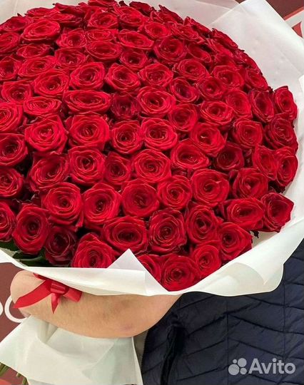 Высокие розы Доставка цветов