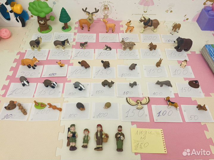 Фигурки животные леса деагостини