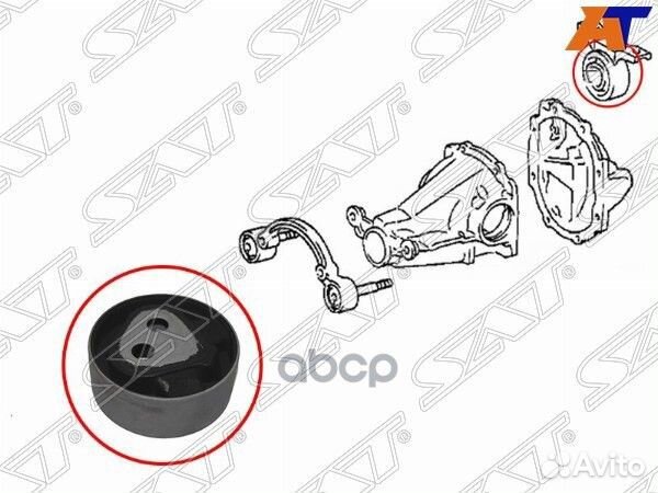 Сайлентблок заднего дифференциала toyota RAV4 9