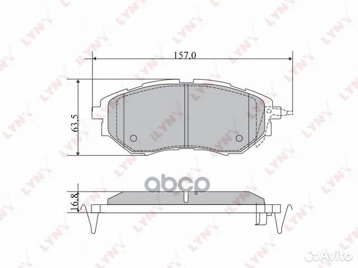 Колодки тормозные subaru legacy/outback/tribeca