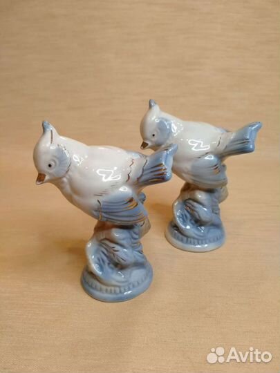 Статуэтка Синица/Синичка Гжель