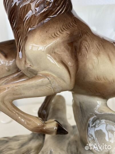 Статуэтка «Бегущие Олени « гдр