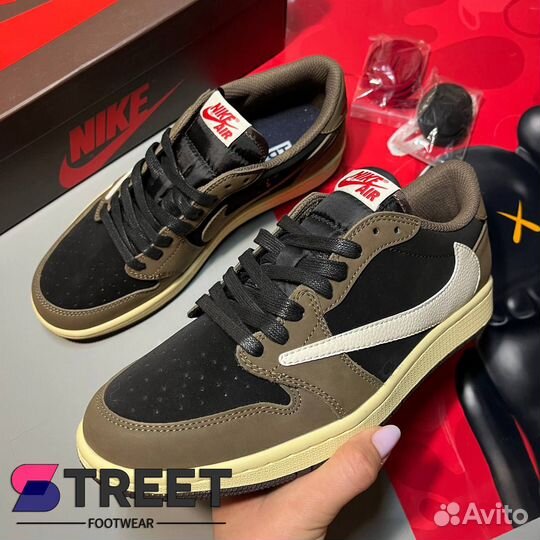 Кроссовки Nike Air Jordan 1 Travis Scott Mocha