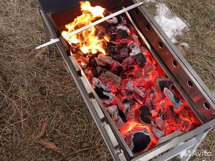 Автоматический мангал с электроприводом
