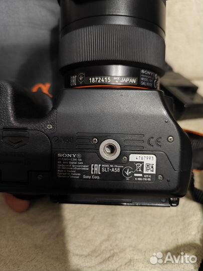 Зеркальный фотоаппарат sony a58