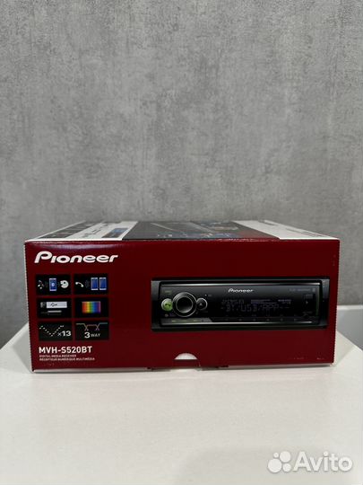 Магнитола Pioneer MVH-S520bt Новая