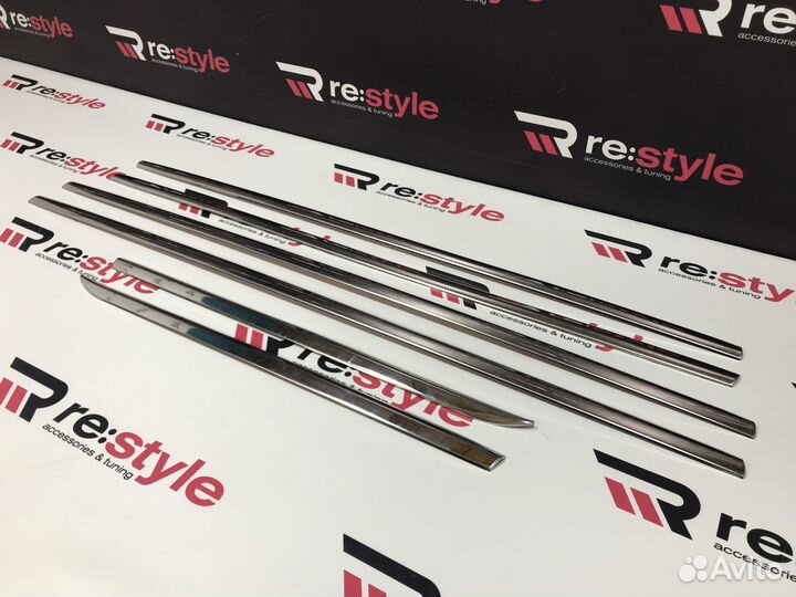 Отсечки окон Toyota Land Cruiser 200 Прямые