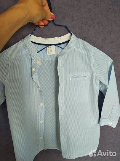 Рубашка h&m 110 р и 80 р