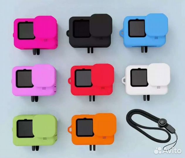 Силиконовый антиударный чехол для GoPro 10, 9