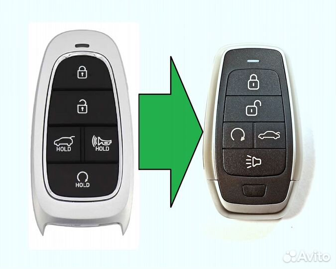 Ключ зажигания Hyundai Tucson (NX4) 2021+ / Аналог