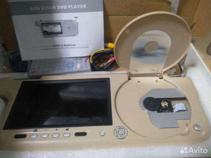 Солнце защитный козырек с DVD player