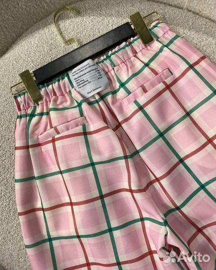 Брюки в клетку