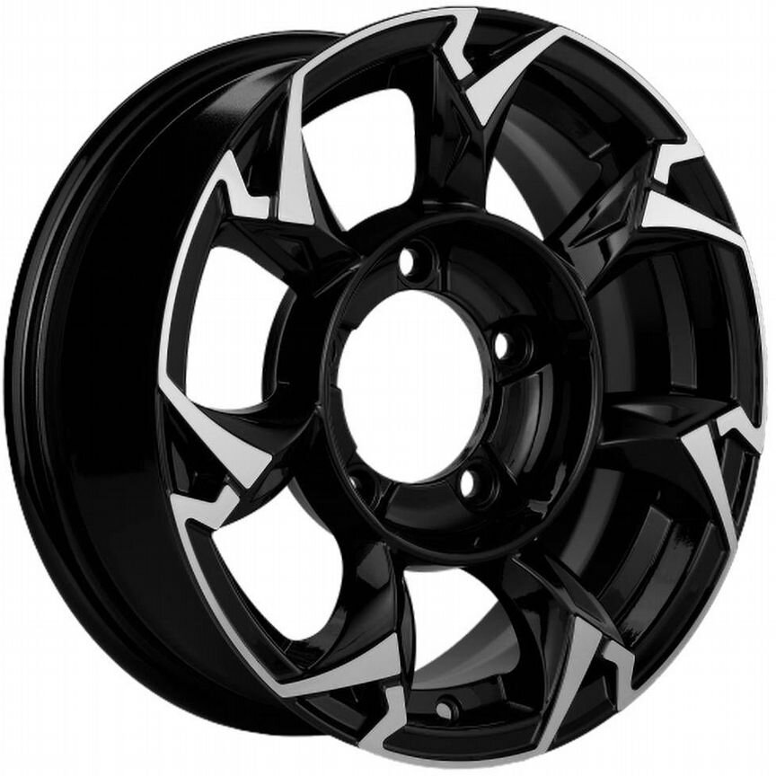 Диски Khomen KHW1505 5.5x15 5x139.7 ET5 D108.5 Black-FP