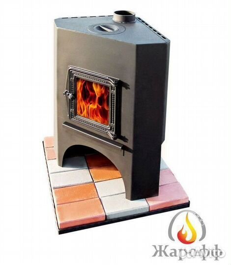 Печь камин на дровах