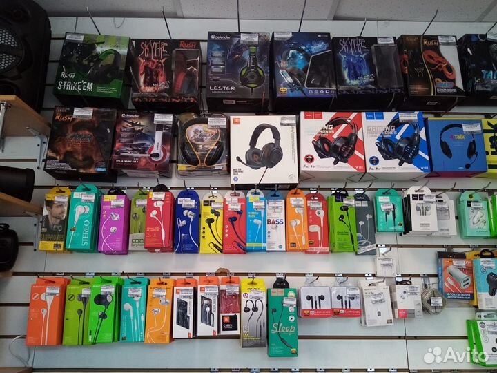 Беспроводные и проводные наушники с гарантией