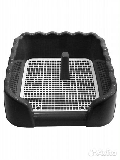 Лоток для собак с бортиком без столбика