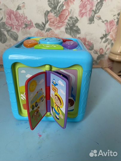 Кубики развивающие baby GO и fisher price