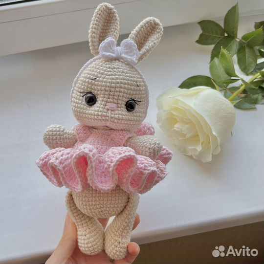 Вязаная зайка