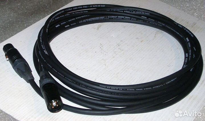 Межблочный кабель klotz 2RCA - 2RCA