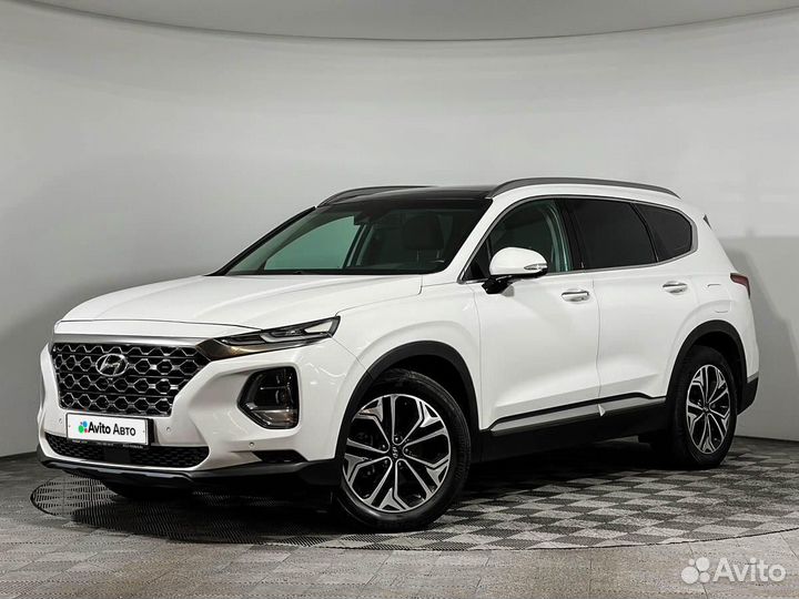 Hyundai Santa Fe 2.2 AT, 2018, 80 112 км