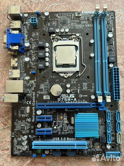 Мат плата с процессором