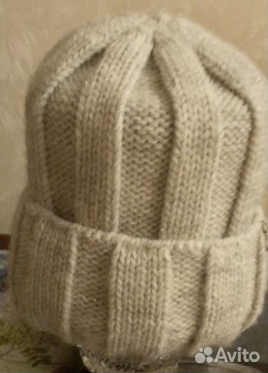 Комплект шапка и снуд женский