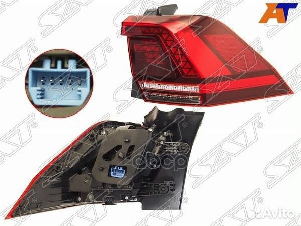 Фонарь задний VW tiguan 16- RH LED комплектация