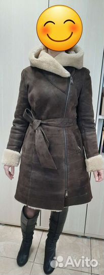 Дубленка натуральная женская L