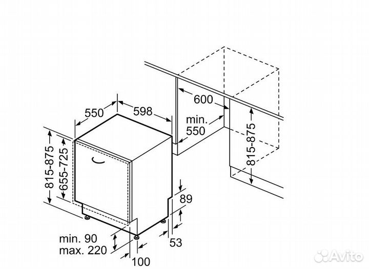 Посудомоечная машина Neff S155HCX29E