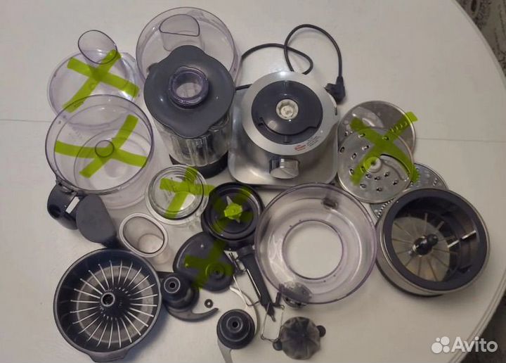 Кухонный комбайн kenwood, насадки