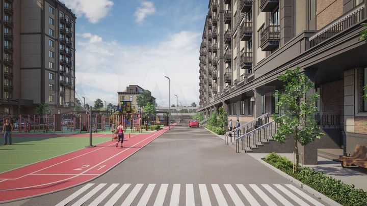 1-к. квартира, 50 м², 4/11 эт.