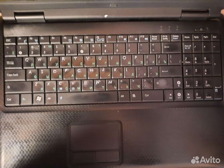 Старый ноутбук Asus k50c