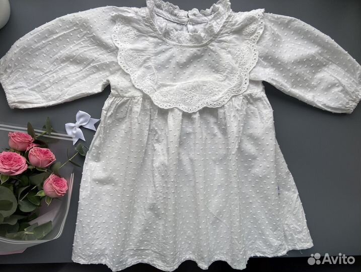 Платье на девочку 80
